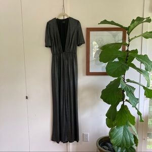 Reformation Low Cut 1/4 Sleeve Maxi